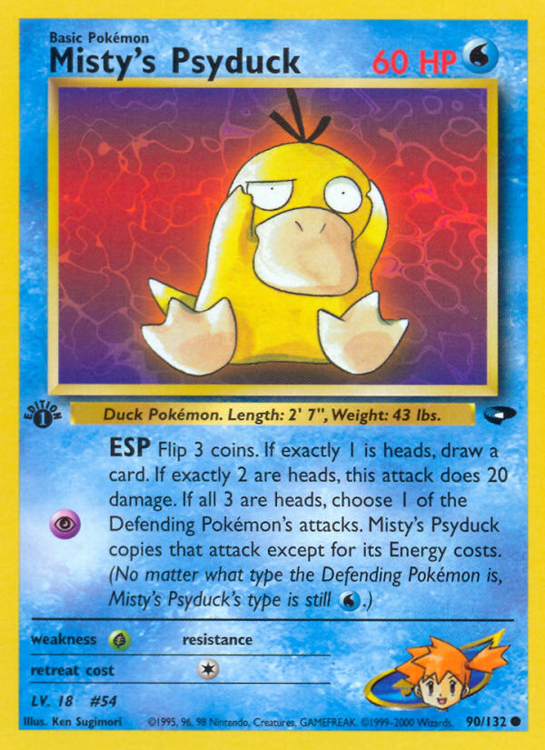 Misty's Psyduck (90/132) [Gym Challenge 1st Edition] | Devastation Store