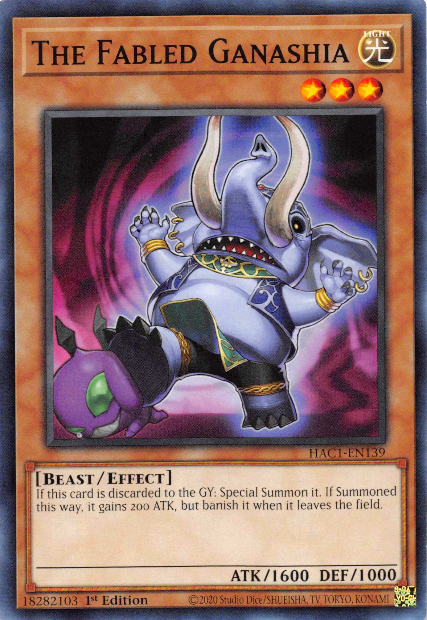 The Fabled Ganashia [HAC1-EN139] Common | Devastation Store