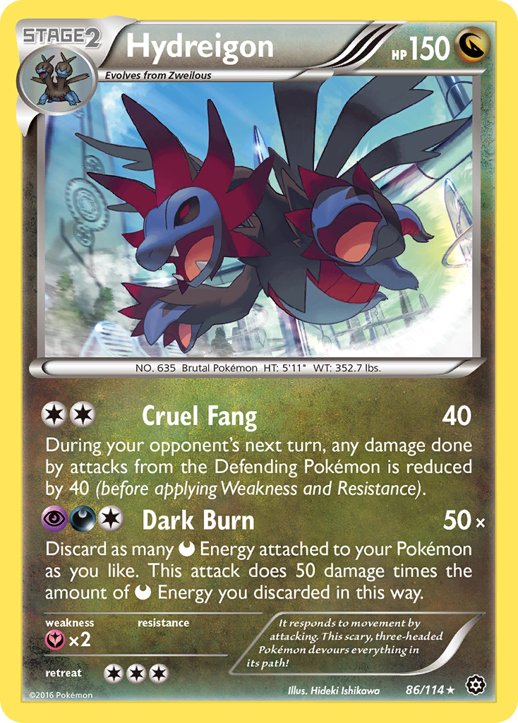 Hydreigon (86/114) [XY: Steam Siege] | Devastation Store