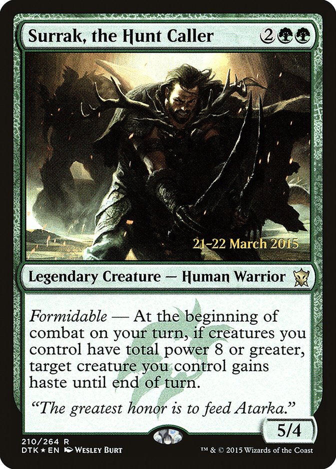 Surrak, the Hunt Caller  [Dragons of Tarkir Prerelease Promos] - Devastation Store | Devastation Store