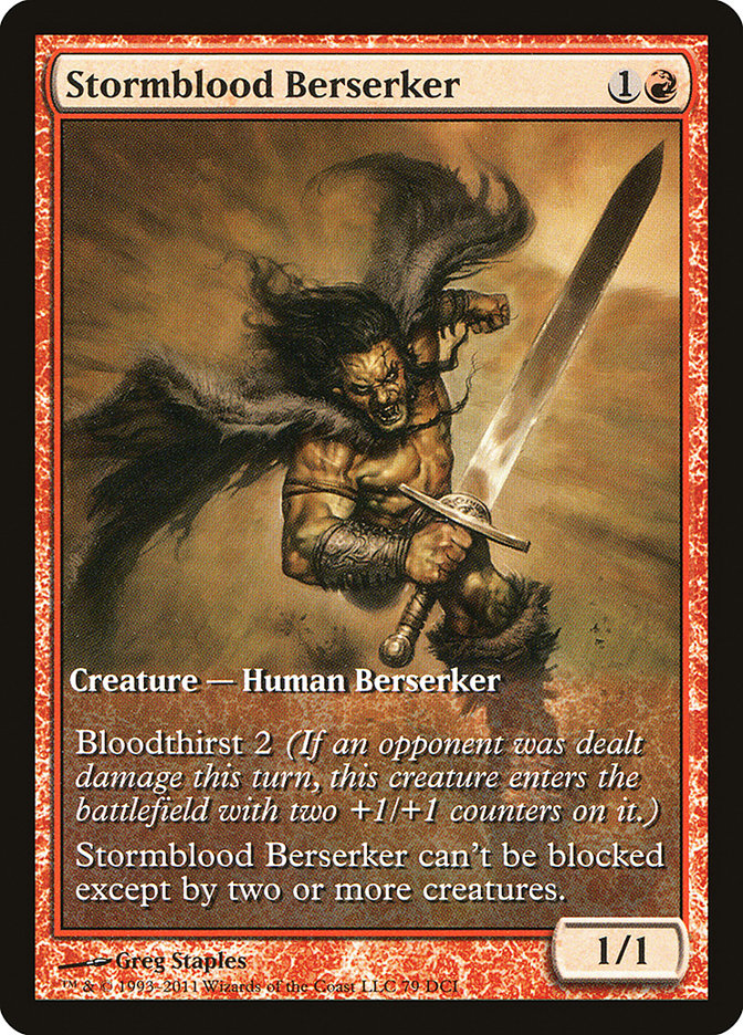 Stormblood Berserker (Extended) [Magic 2012 Promos] - Devastation Store | Devastation Store