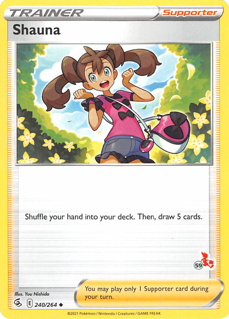 Shauna (240/264) (Cinderace Stamp #59) [Battle Academy 2022] | Devastation Store