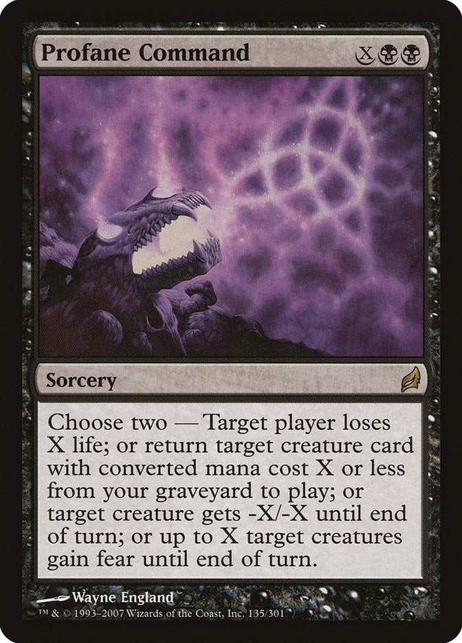 Profane Command [Lorwyn] - Devastation Store | Devastation Store