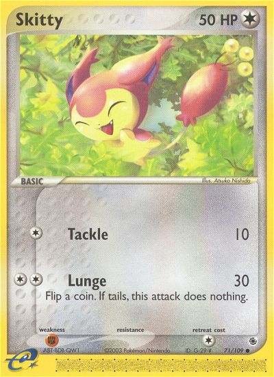 Skitty (71/109) [EX: Ruby & Sapphire] | Devastation Store