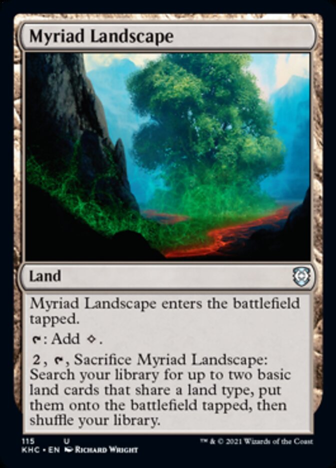 Myriad Landscape [Kaldheim Commander] | Devastation Store