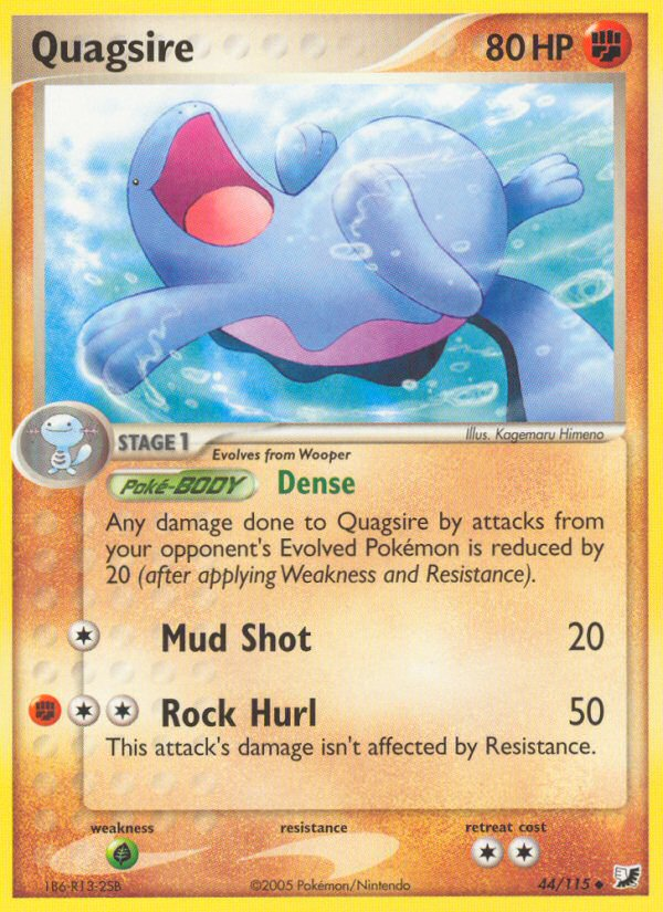 Quagsire (44/115) [EX: Unseen Forces] | Devastation Store