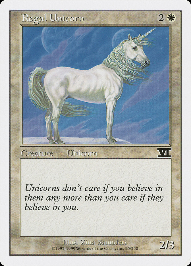 Regal Unicorn [Classic Sixth Edition] - Devastation Store | Devastation Store