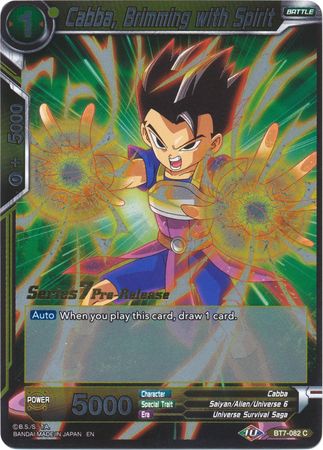 Cabba, Brimming with Spirit [BT7-082_PR] | Devastation Store