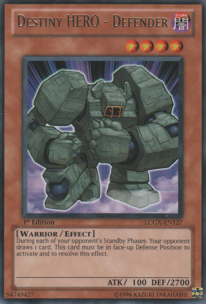 Destiny HERO - Defender [LCGX-EN127] Rare | Devastation Store