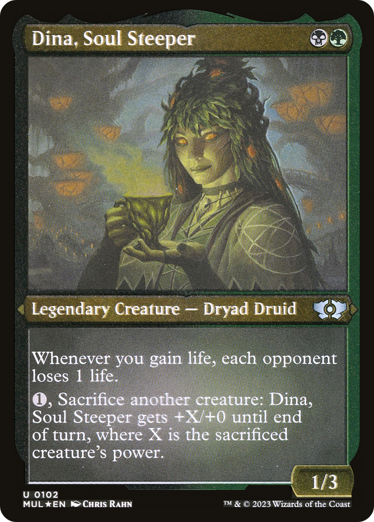 Dina, Soul Steeper (Foil Etched) [Multiverse Legends] | Devastation Store