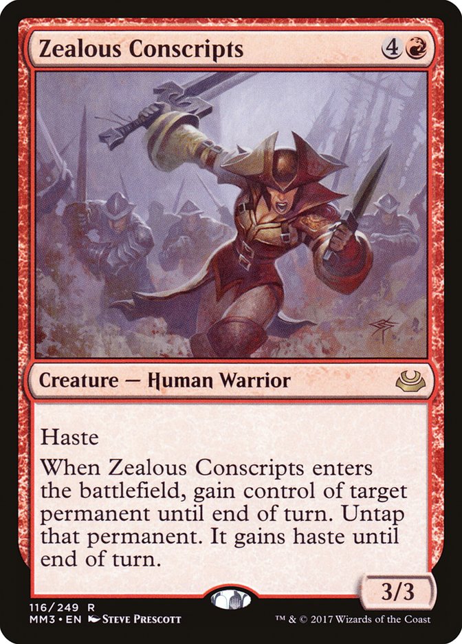 Zealous Conscripts [Modern Masters 2017] | Devastation Store