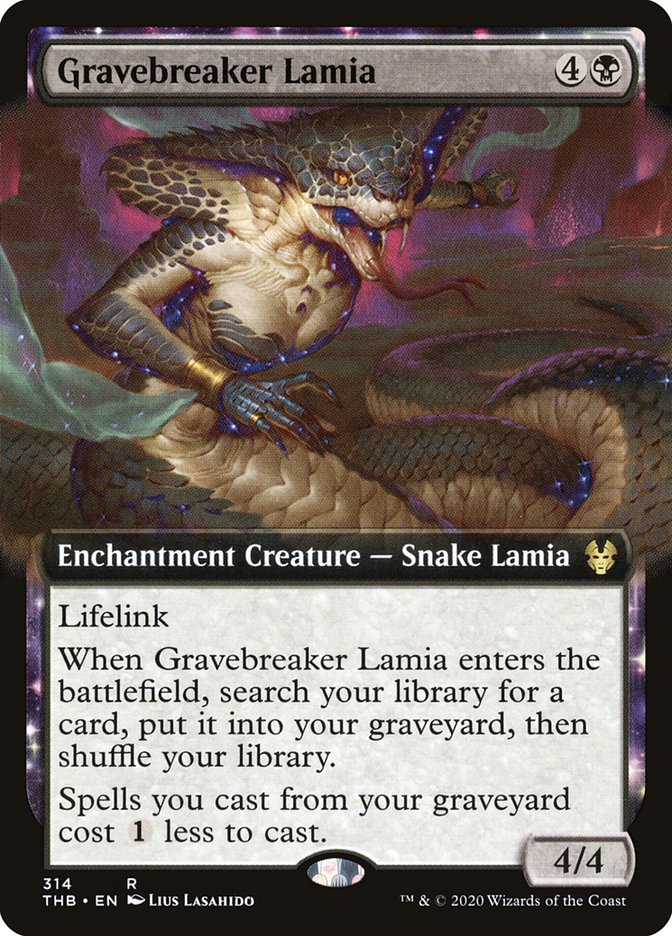 Gravebreaker Lamia (Extended) [Theros Beyond Death] | Devastation Store
