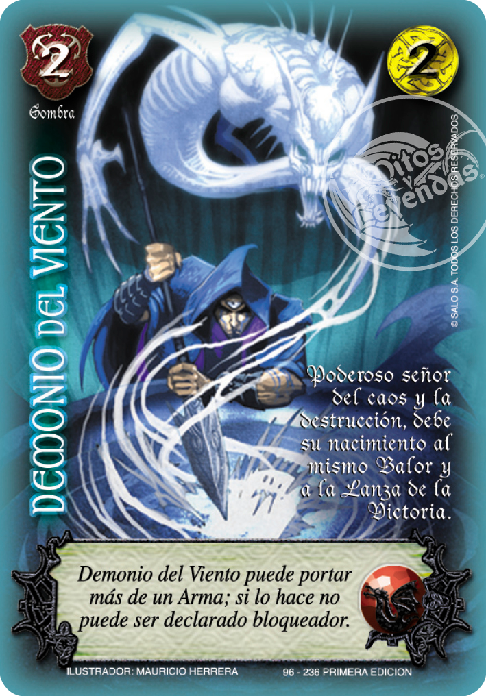 Demonio del Viento, Leyendas - Devastation Store | Devastation Store