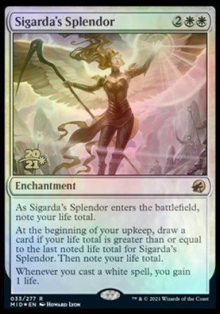 Sigarda's Splendor [Innistrad: Midnight Hunt Prerelease Promos] | Devastation Store