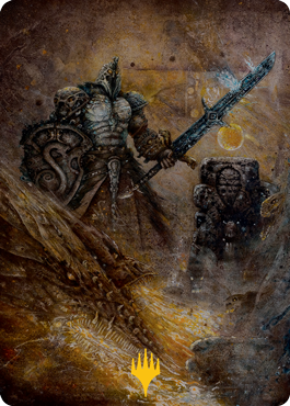 Dakkon, Shadow Slayer Art Card (48) (Gold-Stamped Signature) [Modern Horizons 2 Art Series] | Devastation Store