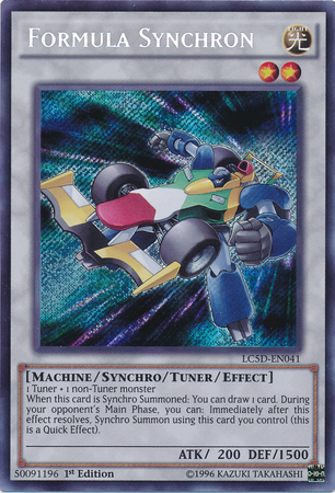 Formula Synchron [LC5D-EN041] Secret Rare | Devastation Store