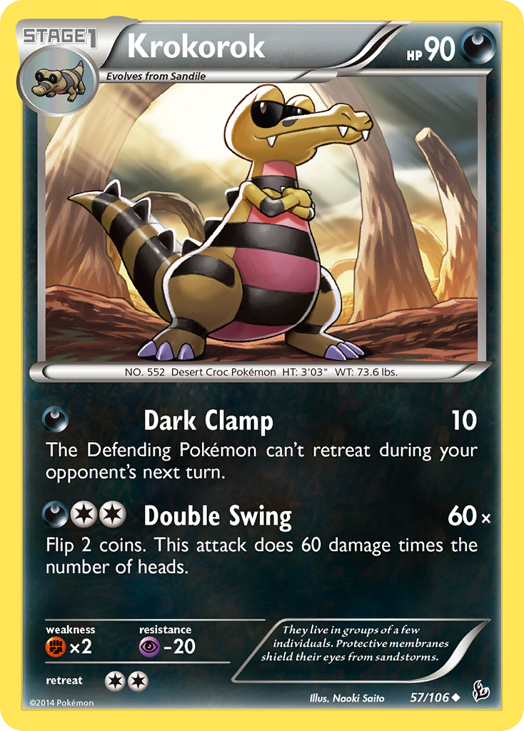 Krokorok (57/106) [XY: Flashfire] | Devastation Store