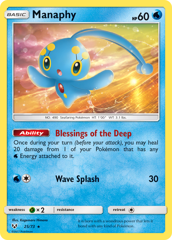 Manaphy (25/73) [Sun & Moon: Shining Legends] | Devastation Store