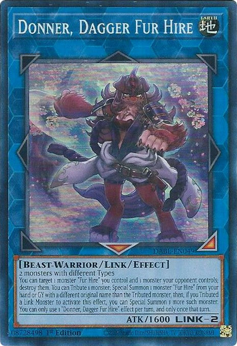 Donner, Dagger Fur Hire [DABL-EN049] Super Rare | Devastation Store