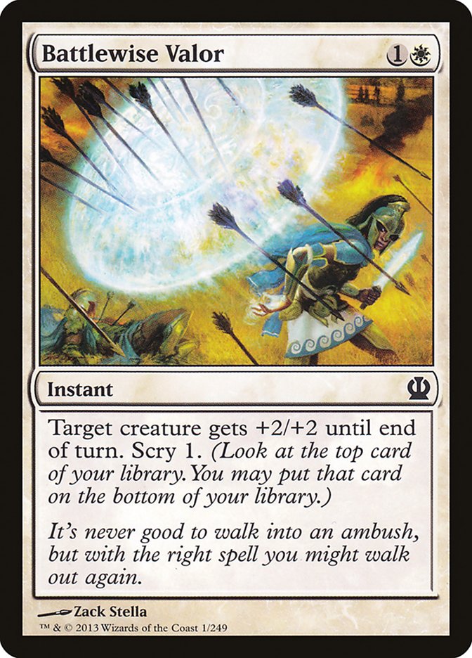 Battlewise Valor [Theros] - Devastation Store | Devastation Store