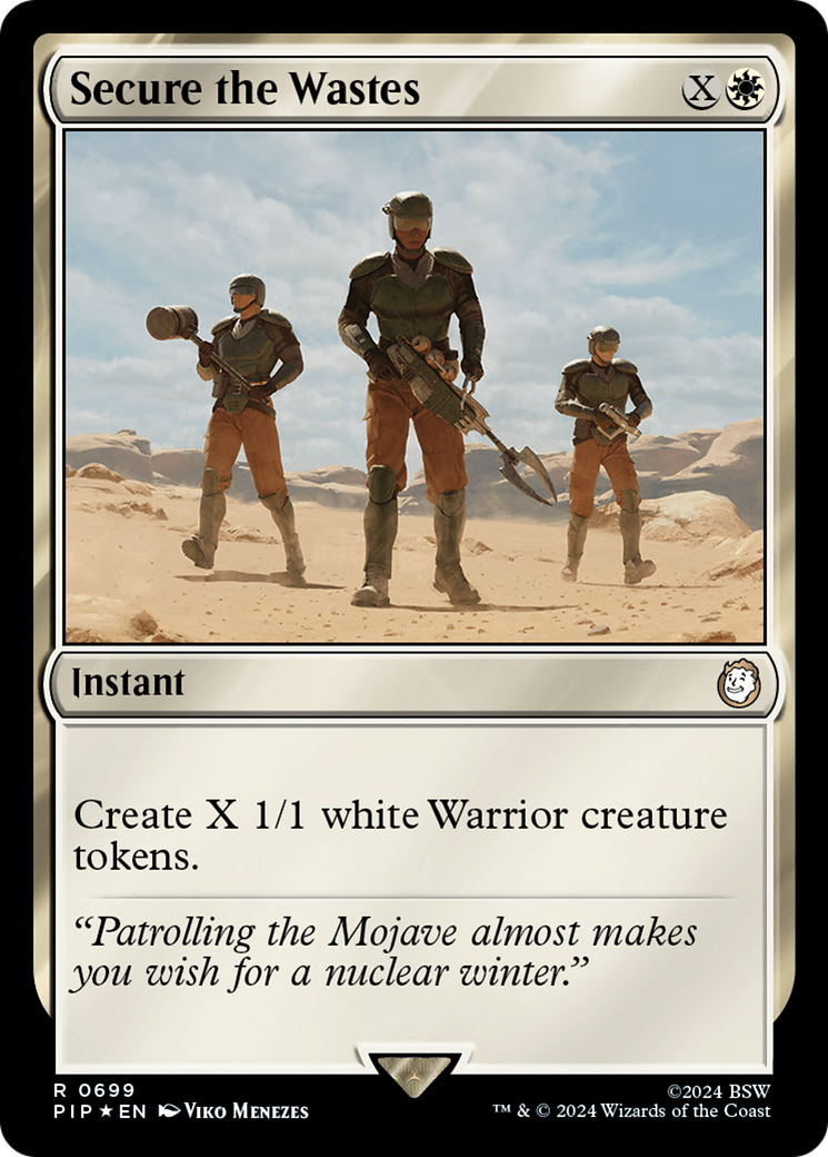 Secure the Wastes (Surge Foil) [Fallout] | Devastation Store