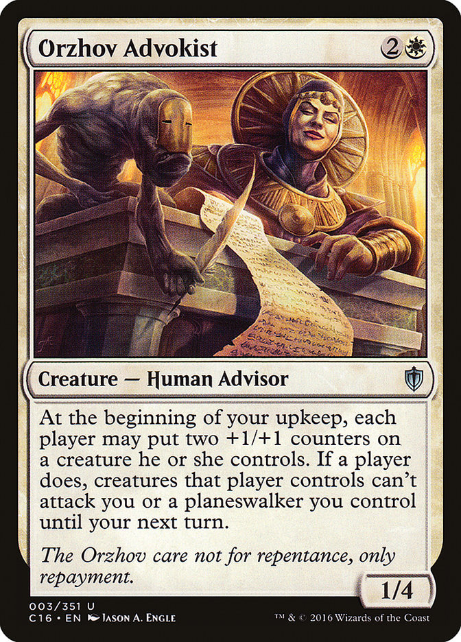 Orzhov Advokist [Commander 2016] - Devastation Store | Devastation Store