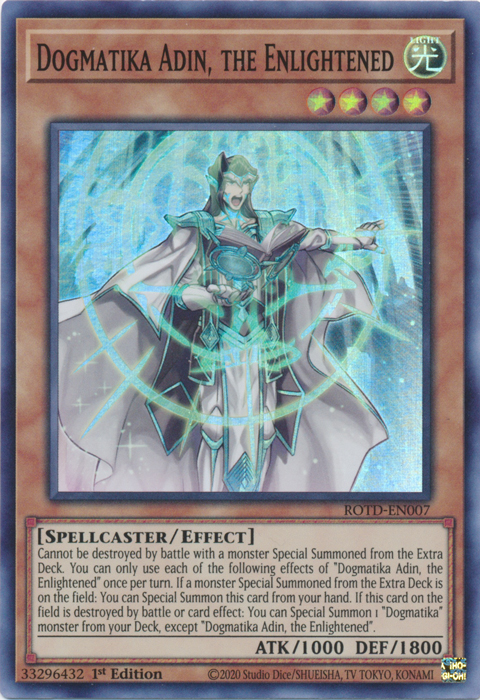 Dogmatika Adin, the Enlightened [ROTD-EN007] Super Rare | Devastation Store