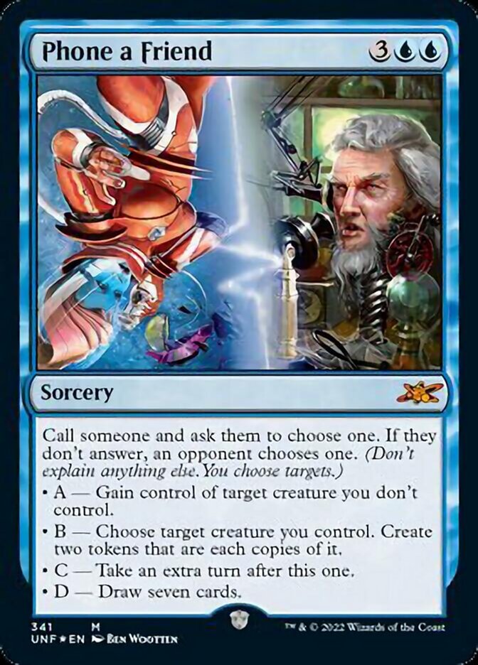 Phone a Friend (Galaxy Foil) [Unfinity] | Devastation Store