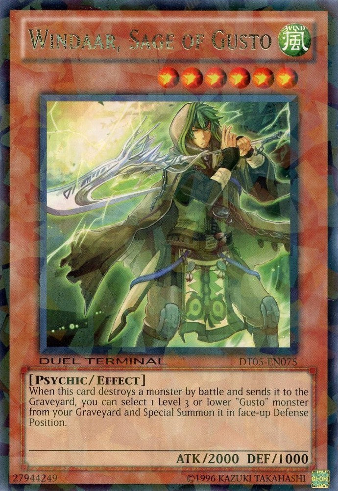 Windaar, Sage of Gusto [DT05-EN075] Rare | Devastation Store