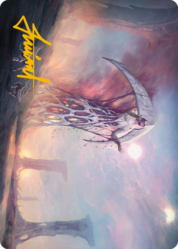 White Sun's Twilight Art Card (Gold-Stamped Signature) [Phyrexia: All Will Be One Art Series] | Devastation Store