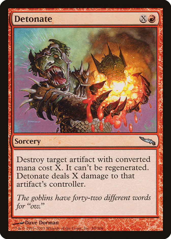 Detonate [Mirrodin] - Devastation Store | Devastation Store