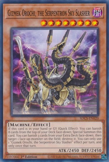 Gizmek Orochi, the Serpentron Sky Slasher [SDCS-EN020] Common | Devastation Store