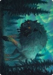 Sarulf, Realm Eater Art Card [Kaldheim: Art Series] | Devastation Store