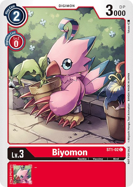 Biyomon [ST1-02] (Official Tournament Pack Vol.3) [Starter Deck: Gaia Red Promos] | Devastation Store