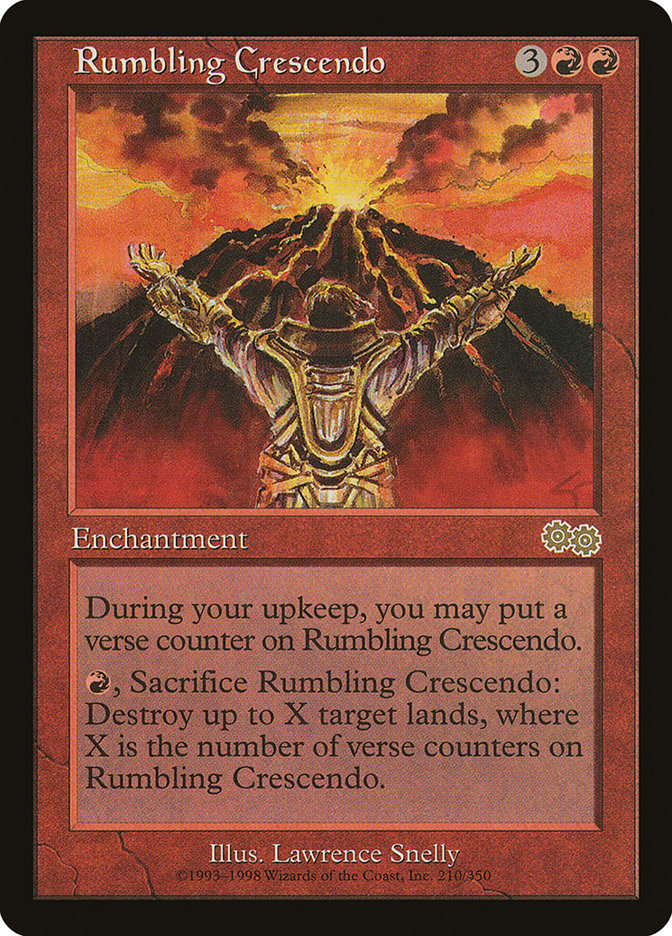 Rumbling Crescendo [Urza's Saga] | Devastation Store
