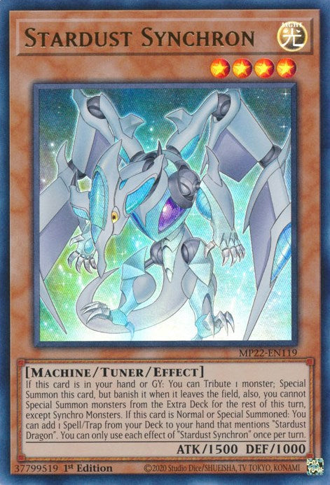 Stardust Synchron [MP22-EN119] Ultra Rare | Devastation Store