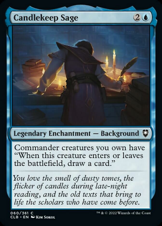 Candlekeep Sage [Commander Legends: Battle for Baldur's Gate] | Devastation Store