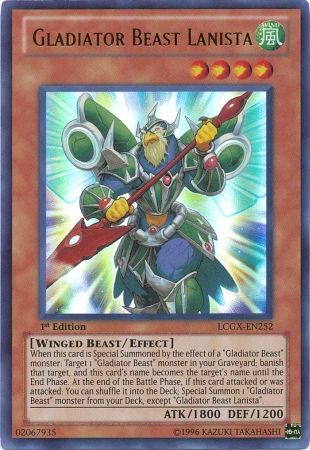 Gladiator Beast Lanista [LCGX-EN252] Ultra Rare | Devastation Store