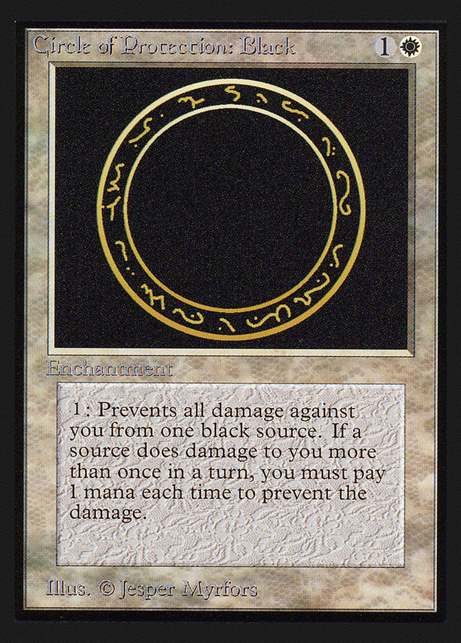 Circle of Protection: Black [International Collectors’ Edition] | Devastation Store