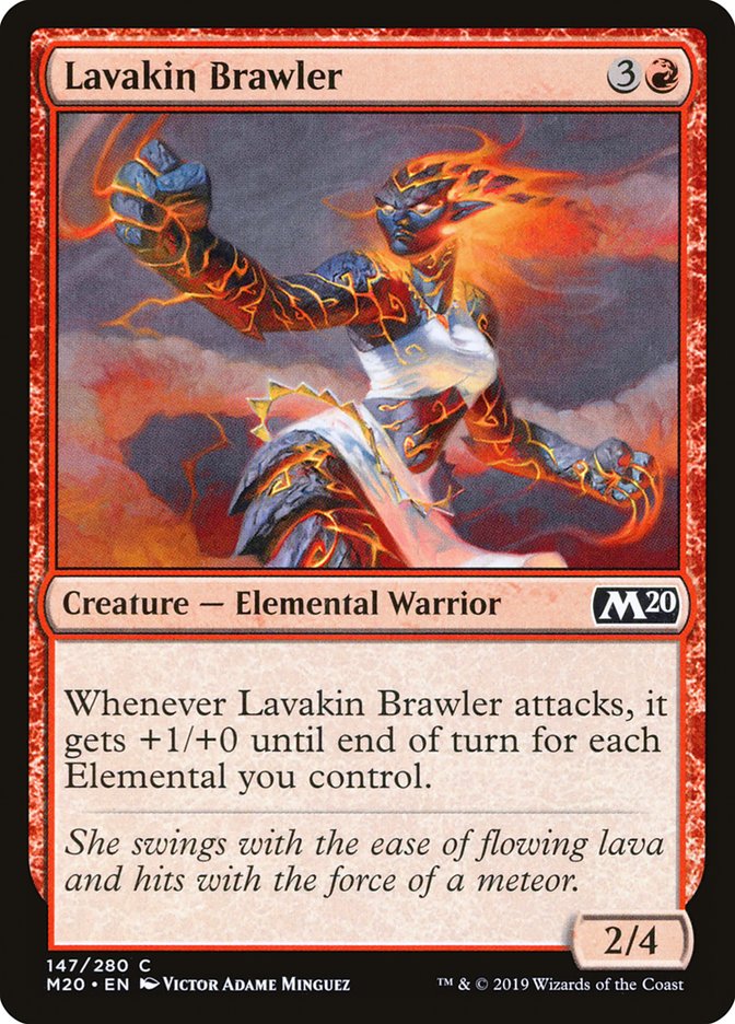 Lavakin Brawler [Core Set 2020] | Devastation Store