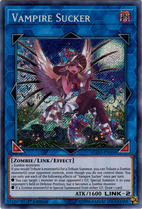 Vampire Sucker [FLOD-EN050] Secret Rare | Devastation Store