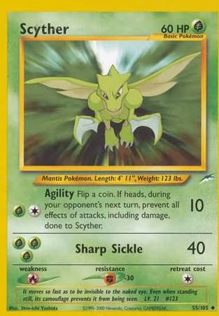 Scyther (55/105) [Neo Destiny Unlimited] | Devastation Store