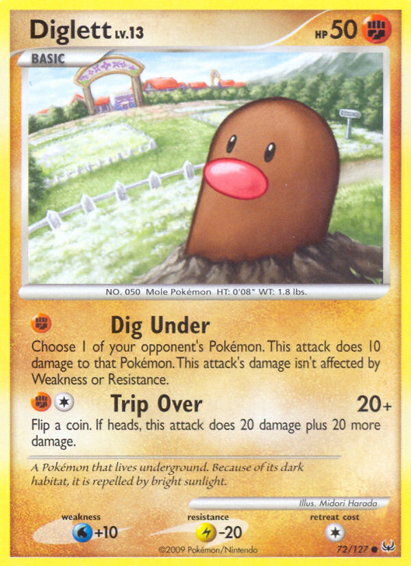 Diglett (72/127) [Platinum: Base Set] | Devastation Store