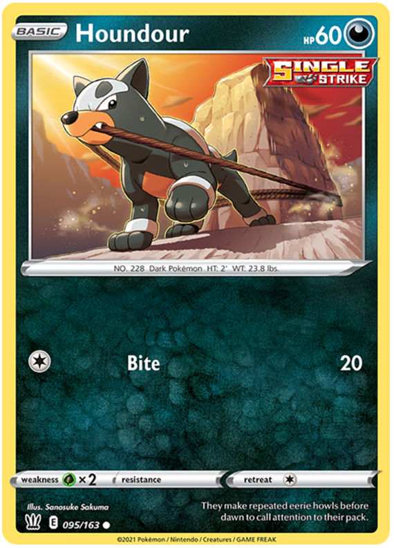 Houndour (095/163) [Sword & Shield: Battle Styles] | Devastation Store