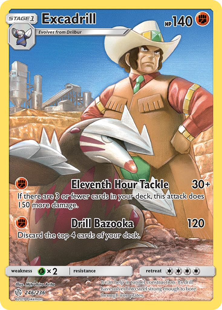 Excadrill (246/236) [Sun & Moon: Cosmic Eclipse] | Devastation Store