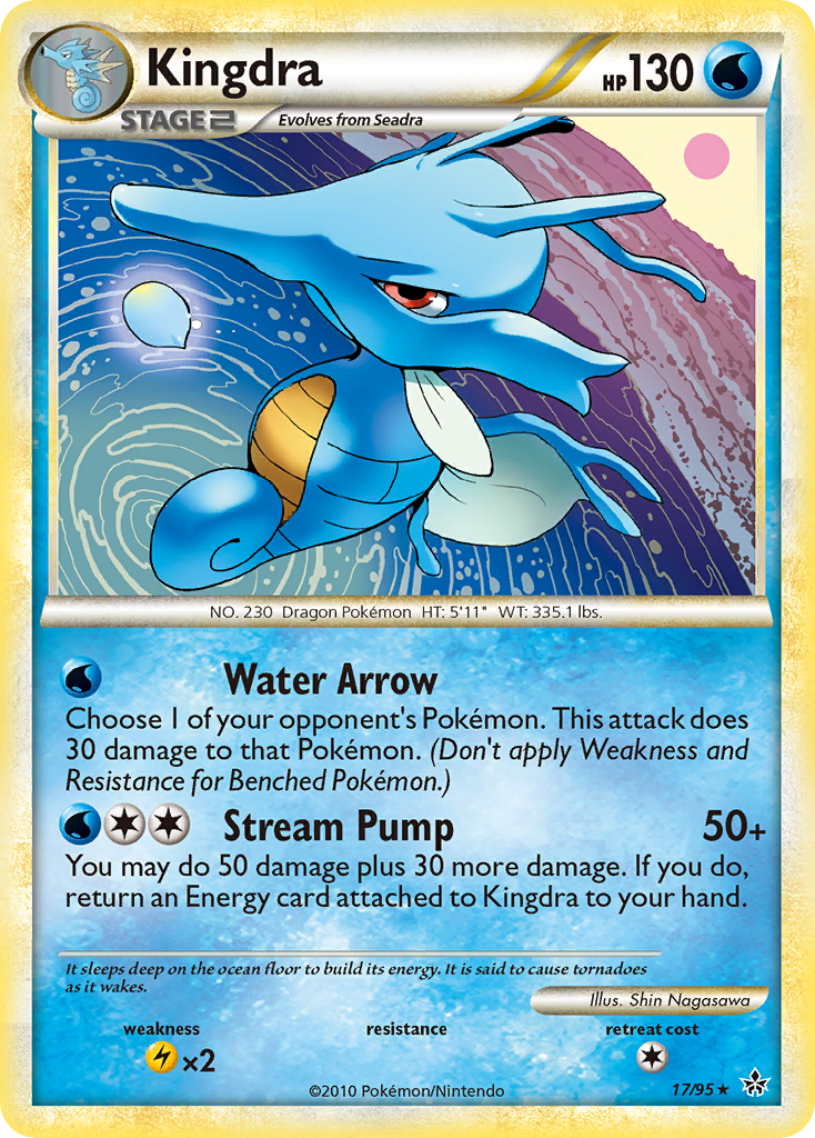 Kingdra (17/95) [HeartGold & SoulSilver: Unleashed] | Devastation Store