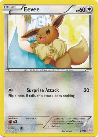 Eevee (21/30) [XY: Trainer Kit - Sylveon] | Devastation Store