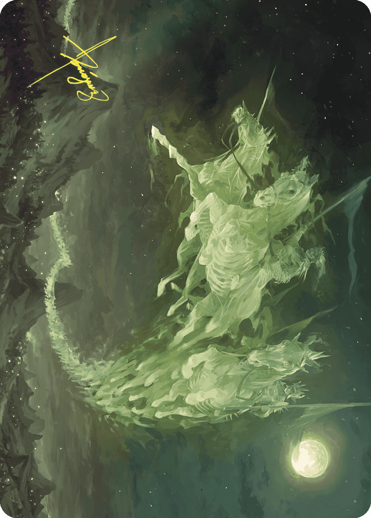 Moonshaker Cavalry Art Card (Gold-Stamped Signature) [Wilds of Eldraine Art Series] | Devastation Store
