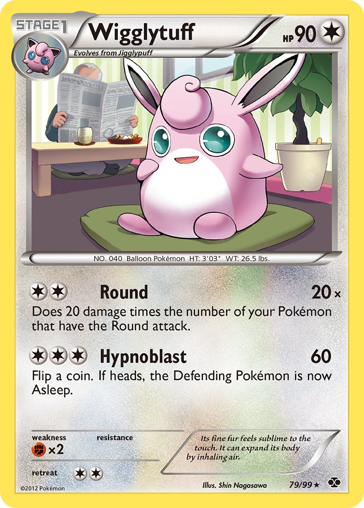 Wigglytuff (79/99) (Cosmos Holo) (Blister Exclusive) [Black & White: Next Destinies] | Devastation Store