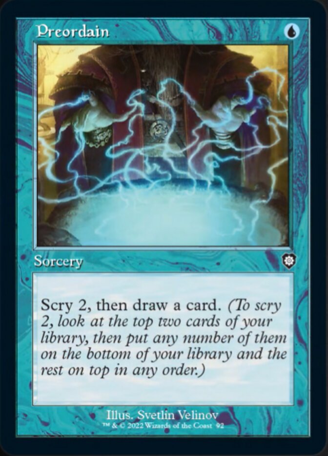 Preordain (Retro) [The Brothers' War Commander] | Devastation Store